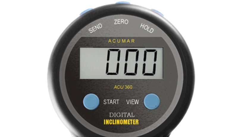 Acumar Inclinometer with Large Digital Display